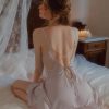 Váy Ngủ Trơn Đan Dây