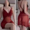 Bộ Váy Ngủ Ren Hai Dây Sexy