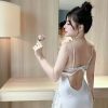Đầm Ngủ Hai Dây Trơn