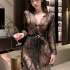 Áo Choàng Ngủ Ren Quyến Rũ