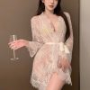Áo Choàng Ngủ Ren Quyến Rũ