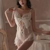 Bộ Bodysuit Ren Hồ Điệp
