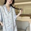 Váy Ngủ Sơmi Họa Tiết Hello Kitty