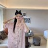 Váy Ngủ Sơmi Họa Tiết Hello Kitty