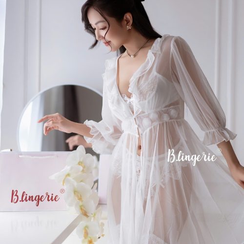 Áo Choàng Ren Nữ Tính