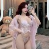 Bộ Bra Corset Ren Nữ Tính