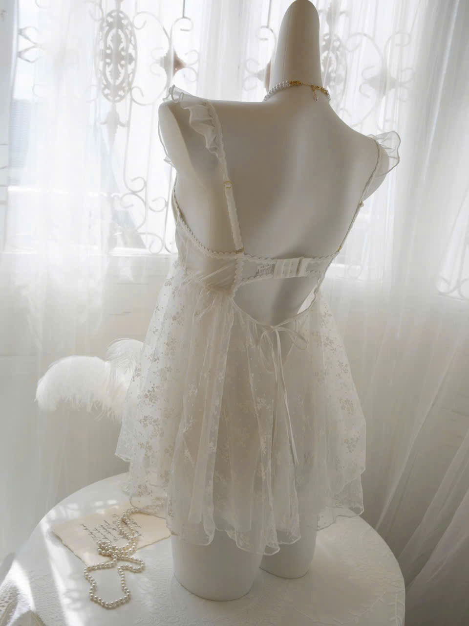 Váy Ngủ Nữ Ren Hai Dây