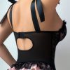 Bộ Corset Ren Phối Nơ