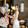 Váy Ngủ Phối Họa Tiết Ren Hoa