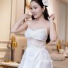 Váy Ngủ Suông Phối Ren Nữ Tính