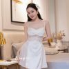 Váy Ngủ Suông Phối Ren Nữ Tính