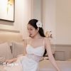 Váy Ngủ Suông Phối Ren Nữ Tính