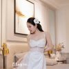 Váy Ngủ Suông Phối Ren Nữ Tính