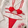 Bộ Đồ Lót Dây Trái Tim