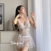 Váy Ngủ Ren Đan Dây Sexy