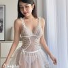 Váy Ngủ Ren Đan Dây Sexy