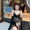 Váy Ngủ Ren Họa Tiết Xinh Xắn