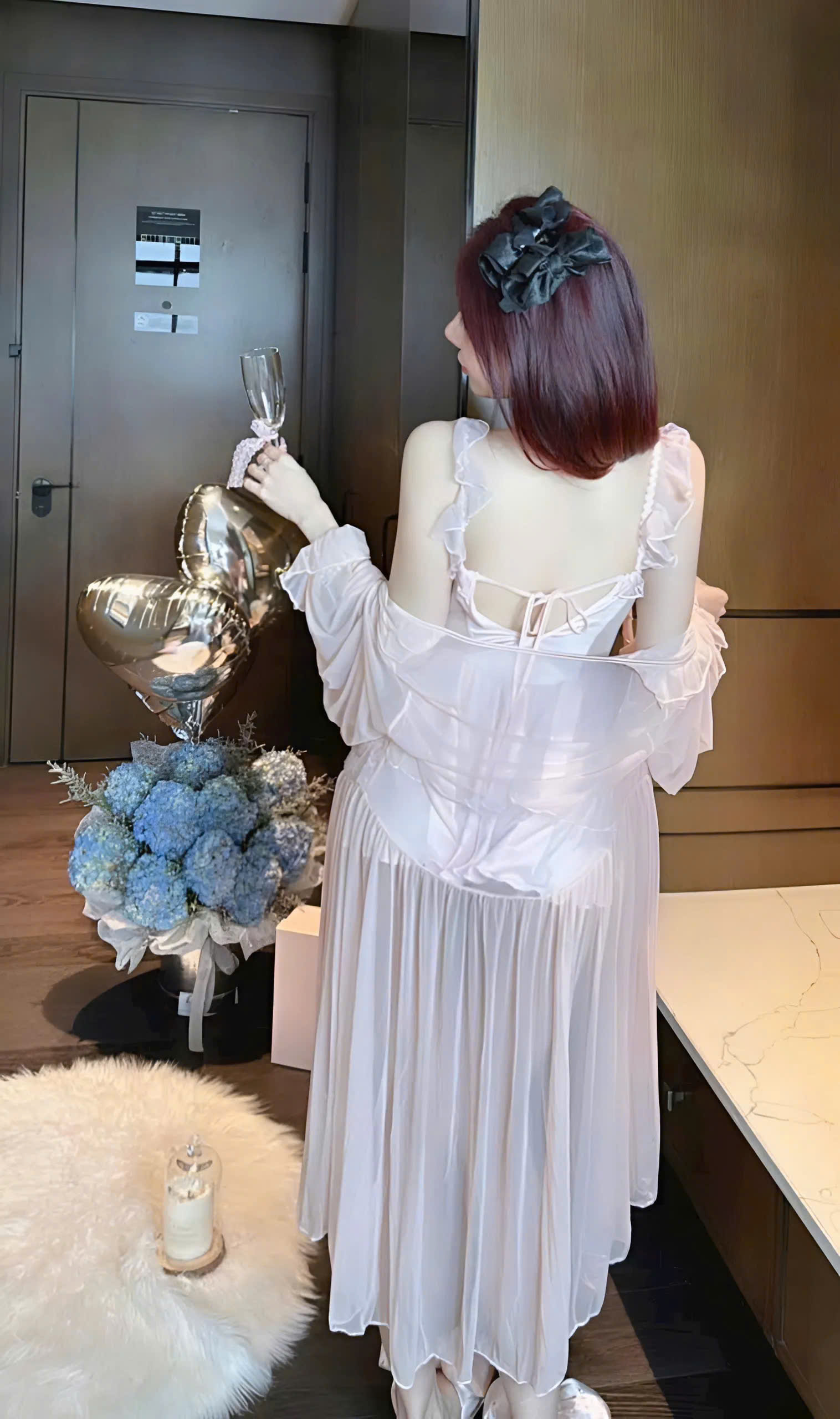 Váy Ngủ Lụa Ngọt Ngào