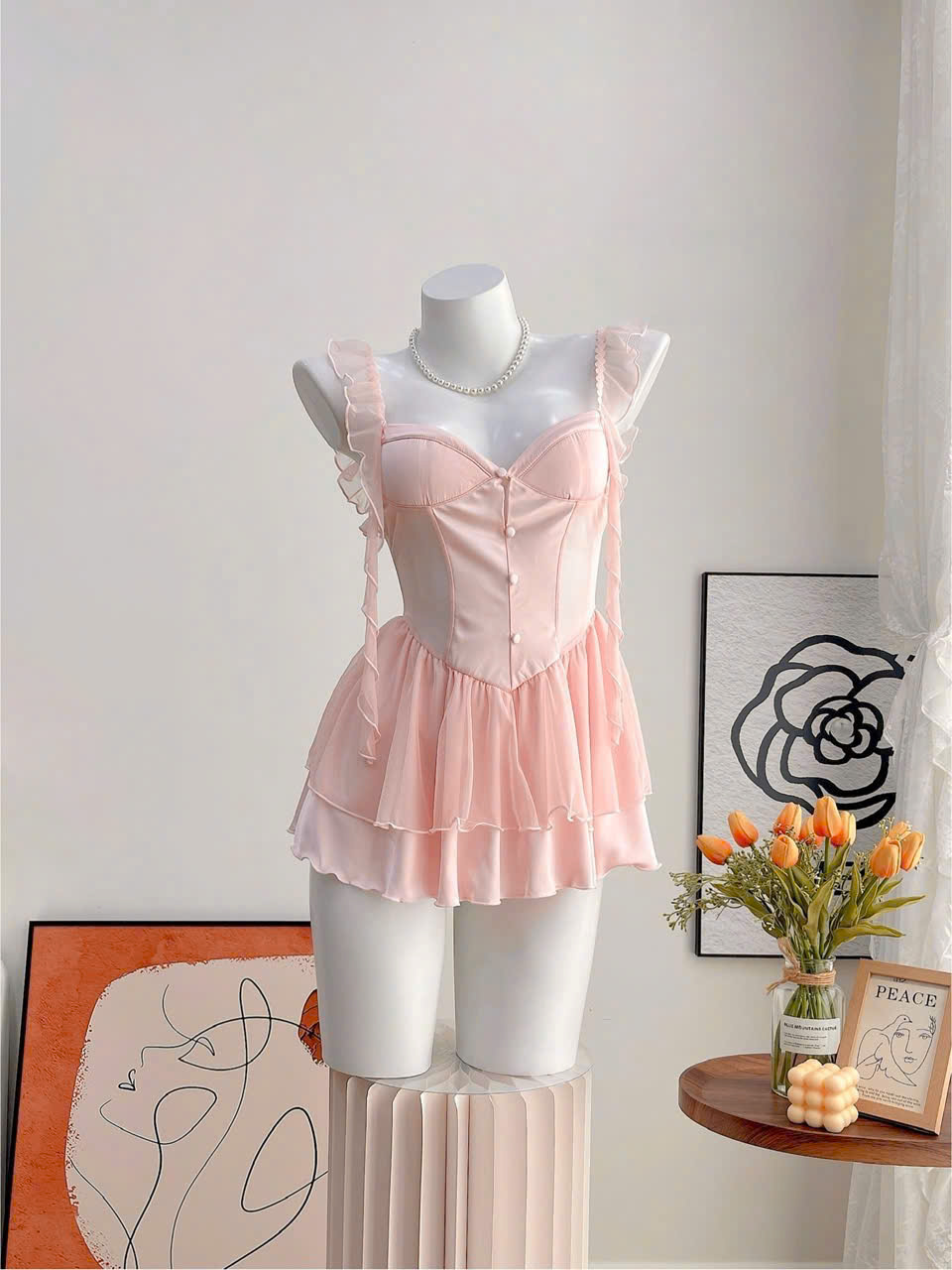 Váy Ngủ Lụa Ngọt Ngào