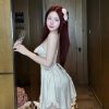Váy Ngủ Lụa Trơn Thanh Lịch
