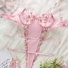 Bộ Bodysuit Ren Hoa Hồng Nhỏ