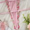 Bộ Bodysuit Ren Hoa Hồng Nhỏ