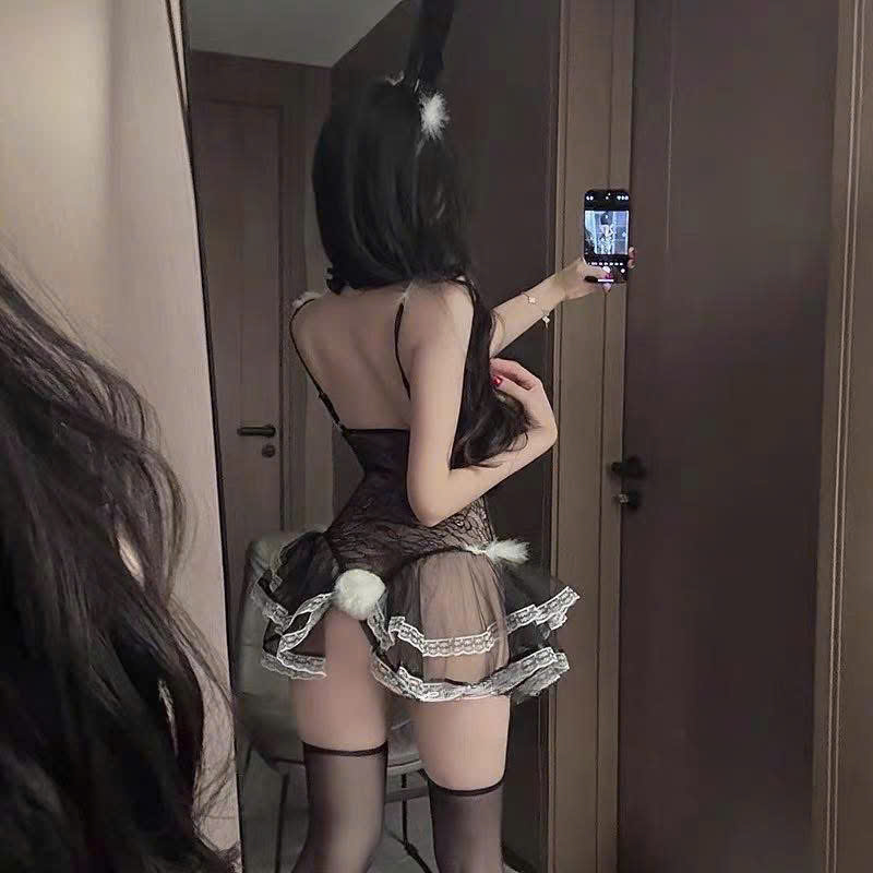 Set Bodysuit Cosplay Nàng Thỏ Sexy