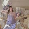 Váy Ngủ Lụa Suông Dễ Thương
