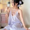 Váy Ngủ Lụa Suông Dễ Thương