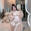 Bộ Đồ Ngủ Lụa Dây Nơ