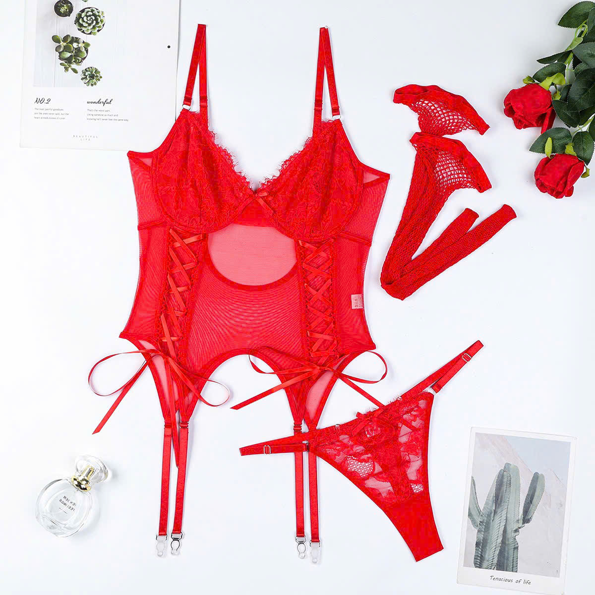 Bộ Corset Cá Tính Quyến Rũ