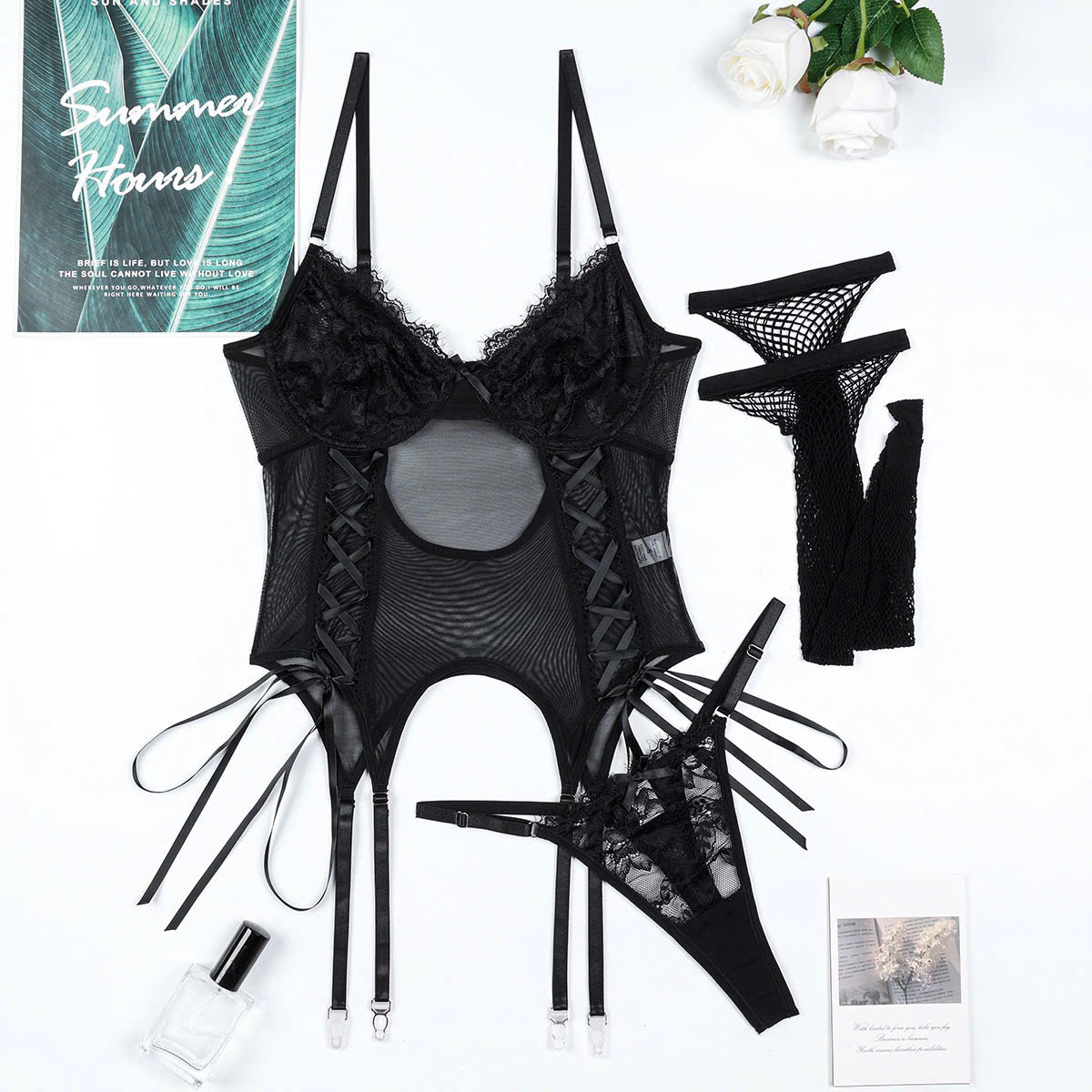 Bộ Corset Cá Tính Quyến Rũ