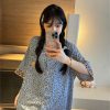 Áo Ngủ Sơmi Trơn Đáng Yêu