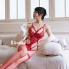 Bộ Bodysuit Ren Dây Đan Sexy