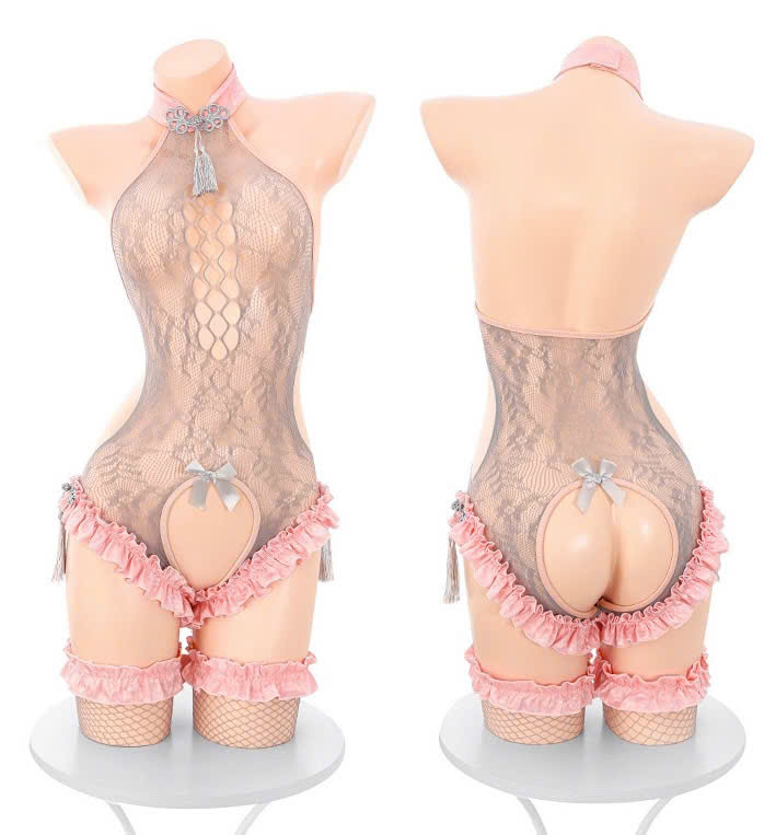 Set Đồ Ngủ Cosplay Cô Mèo Sexy - Hình ảnh 7