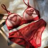 Bộ Đồ Lót Ren Trái Tim Sexy