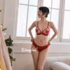 Bộ Đồ Lót Ren Trái Tim Sexy