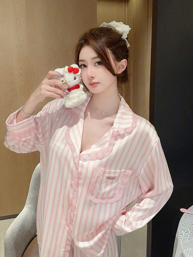 Bộ Pijama Sọc Ngọt Ngào