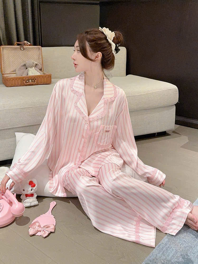 Bộ Pijama Sọc Ngọt Ngào