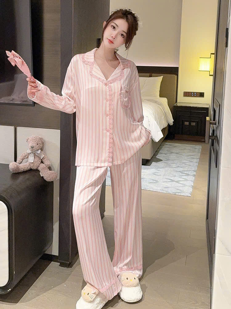 Bộ Pijama Sọc Ngọt Ngào