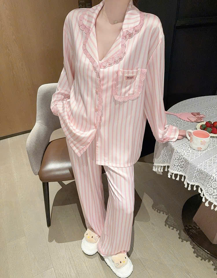 Bộ Pijama Sọc Ngọt Ngào