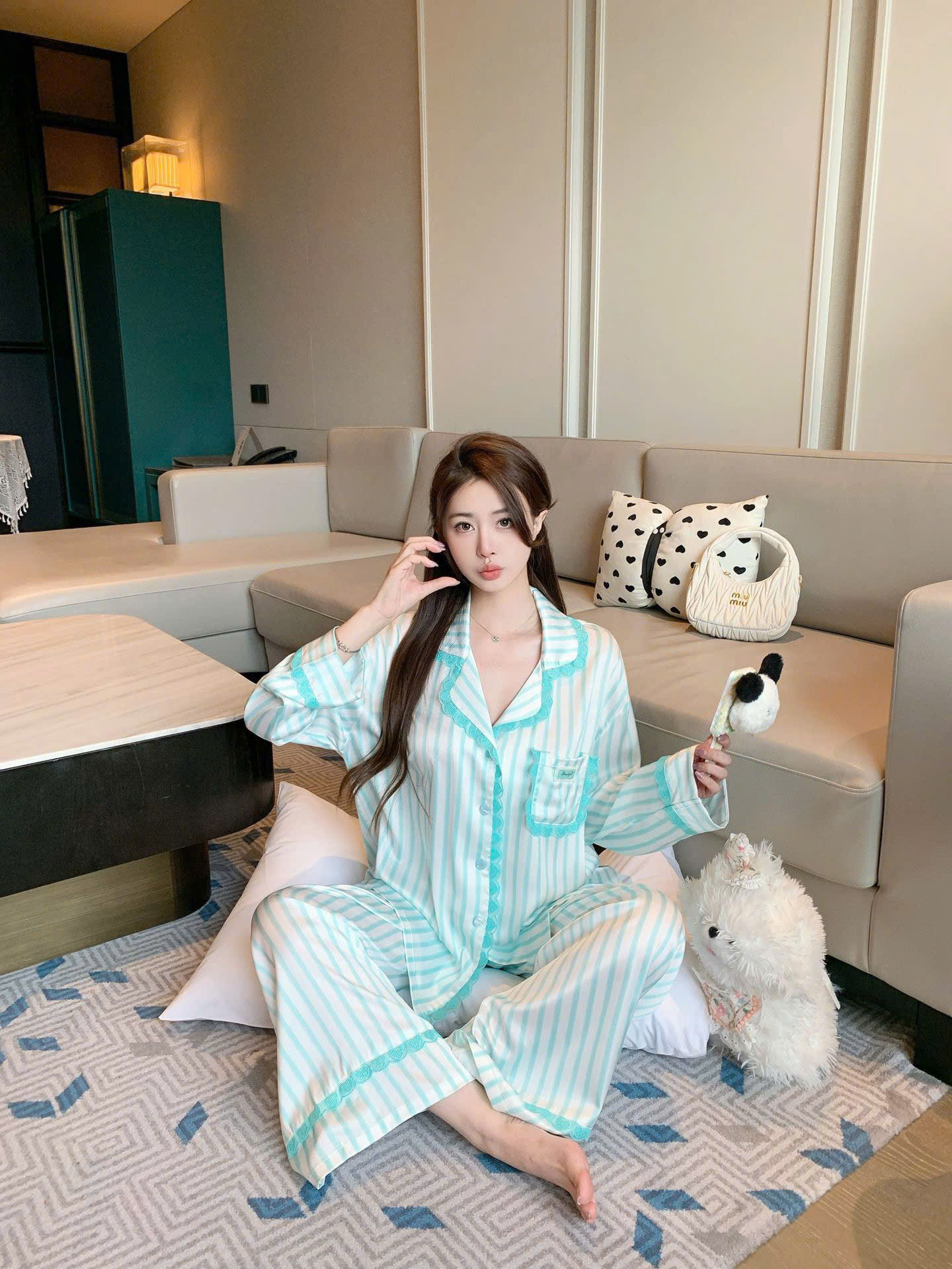 Bộ Pijama Sọc Ngọt Ngào