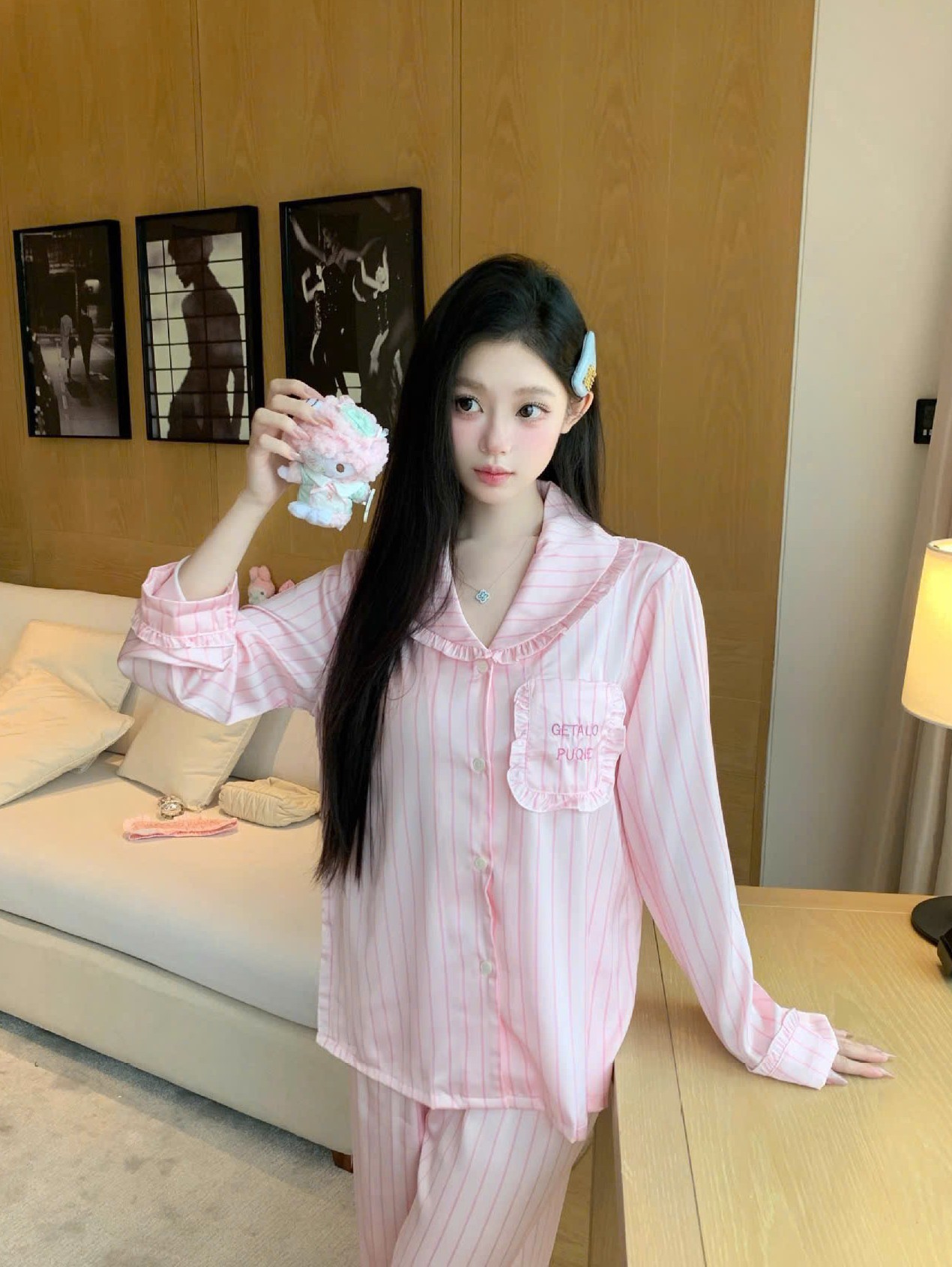 Bộ Pijama Sọc Ngọt Ngào