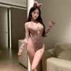 Đồ Ngủ Cosplay Họa Tiết Báo Sexy