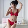 Bộ Đồ Lót Nữ Phối Ren Cá Tính