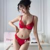 Bộ Đồ Lót Nữ Phối Ren Cá Tính