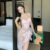 Váy Ngủ Dáng Corset Maxi Sexy