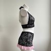 Set Bra Phối Váy Ren Sexy