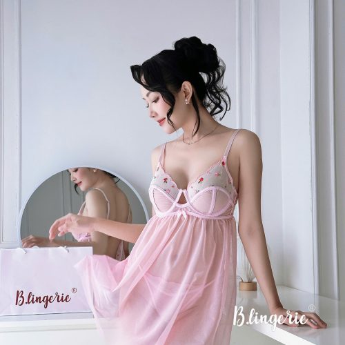 Váy Ngủ Ren Xuyên Thấu Gợi Cảm