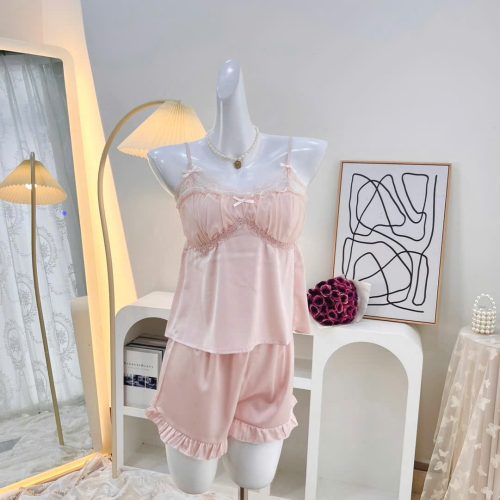 Bộ Đồ Ngủ Hai Dây Xinh Xắn